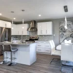 photo of the "Barker" kitchen designed and built by KMA Building in Winnipeg, MB