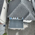 photo of the "Field House" deck, a composite deck designed and built by KMA Building in Winnipeg, MB