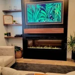 photo of the "Fieldhouse" feature wall designed and built by KMA Building in Winnipeg, MB