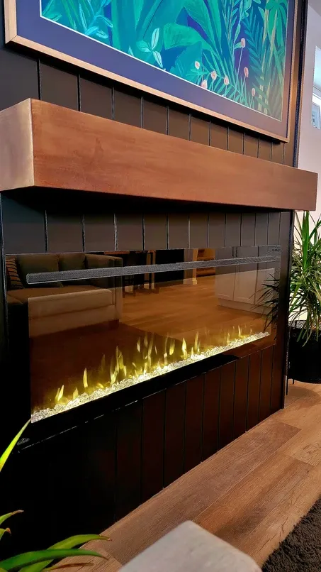 photo of the "Fieldhouse" feature wall designed and built by KMA Building in Winnipeg, MB