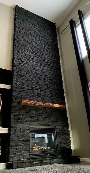 photo of the "Oaklawn" feature wall designed and built by KMA Building in Winnipeg, MB